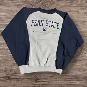 Vintage 90s Penn State Nittany Lions Crewneck Sweatshirt L Gray